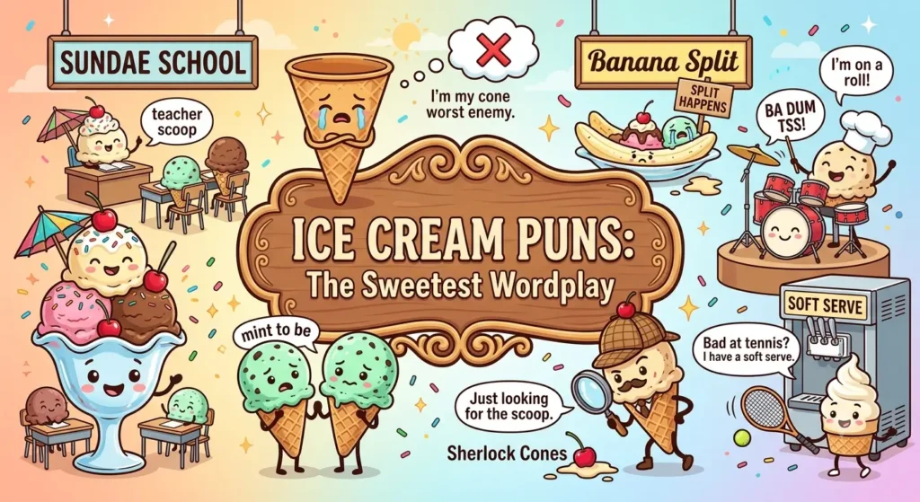 Ice cream puns ice cream puns