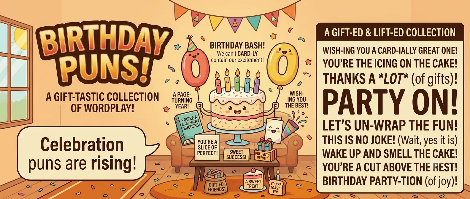 birthday celebration puns