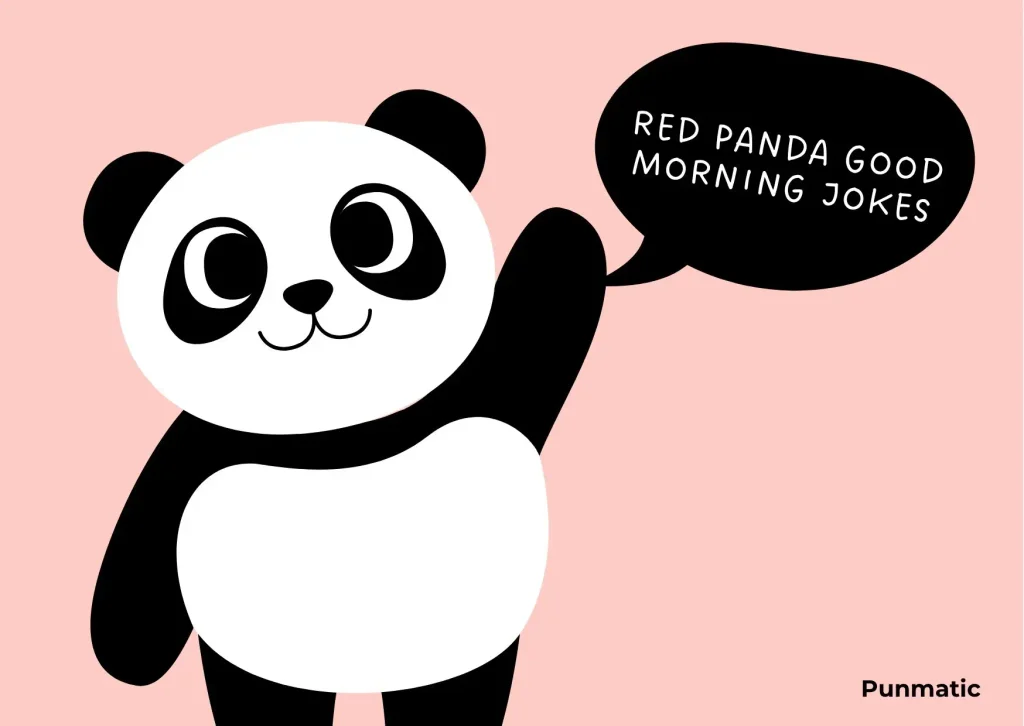 Red Panda Good Morning Jokes