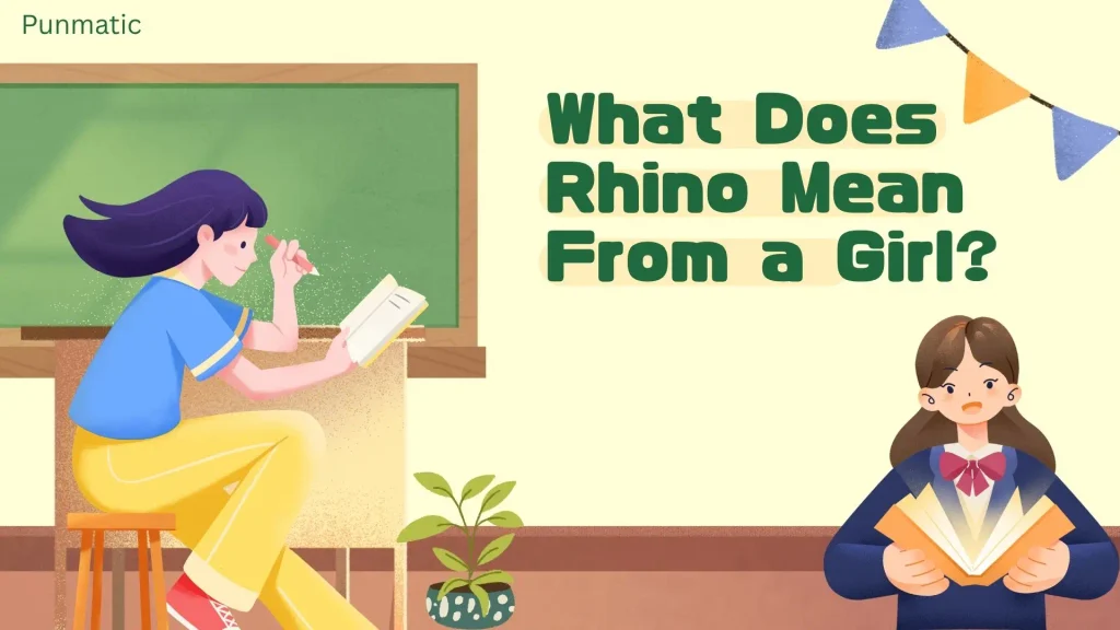 What Does Rhino Mean From a Girl?