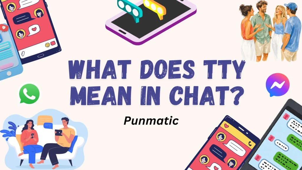 What does TTY mean in chat?