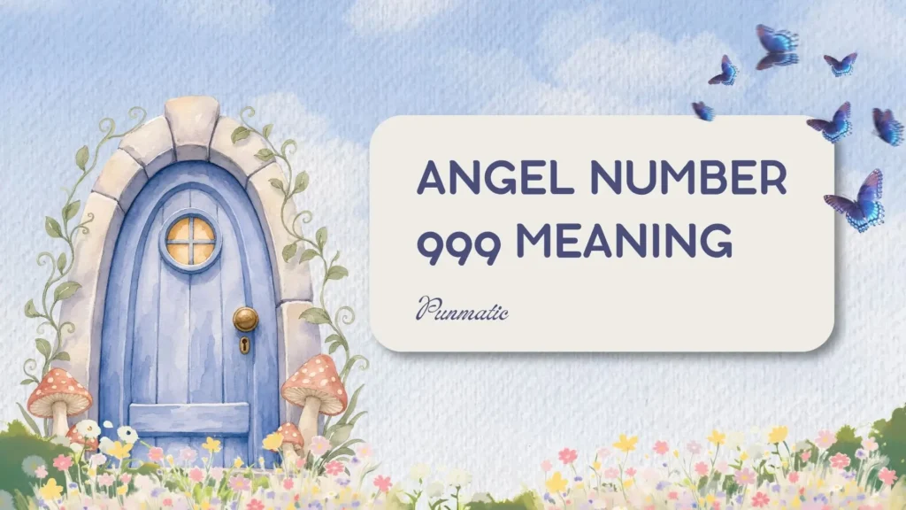 angel number 999 meaning