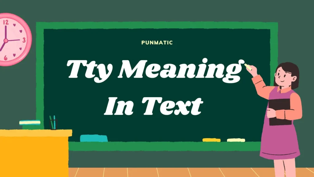 tty meaning in text