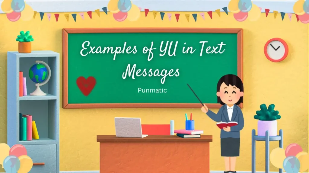 Examples of YU in Text Messages