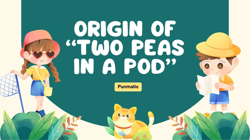 Origin of “Two Peas in a Pod”