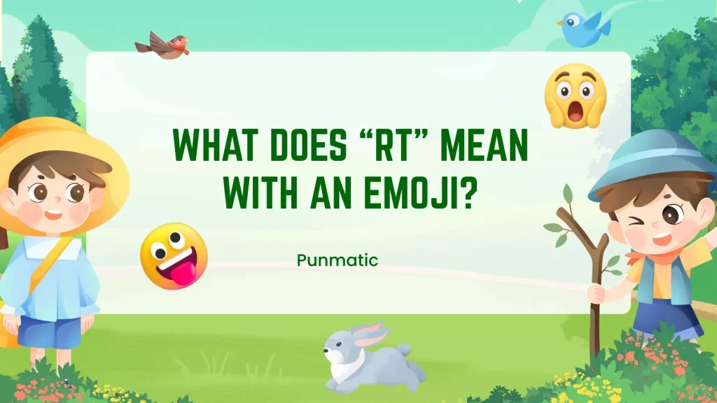 What Does “RT” Mean With an Emoji?