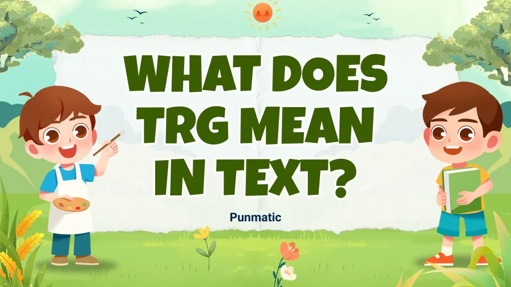 What Does TRG Mean in Text?