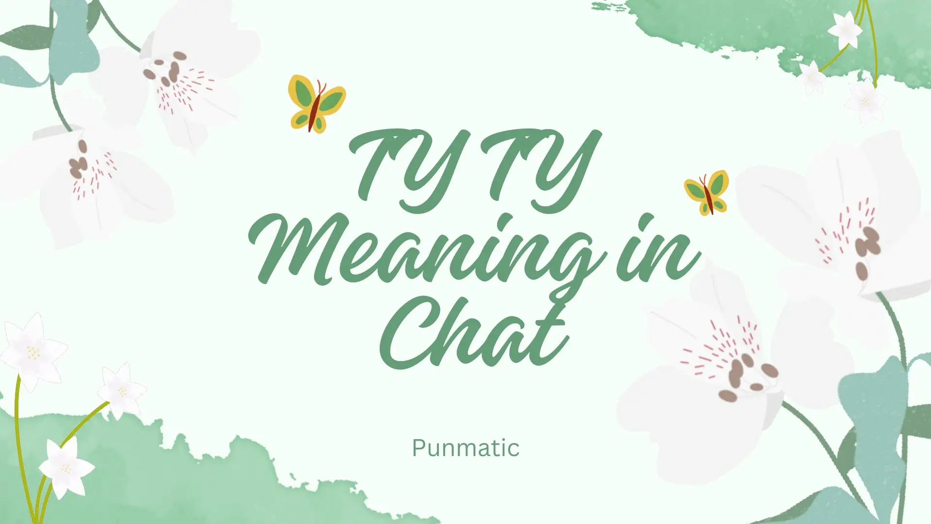 ty ty meaning in chat